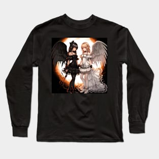 Halloween angel and devil Long Sleeve T-Shirt